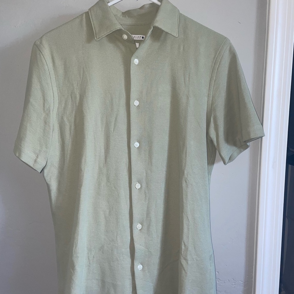 Green Zara button up
